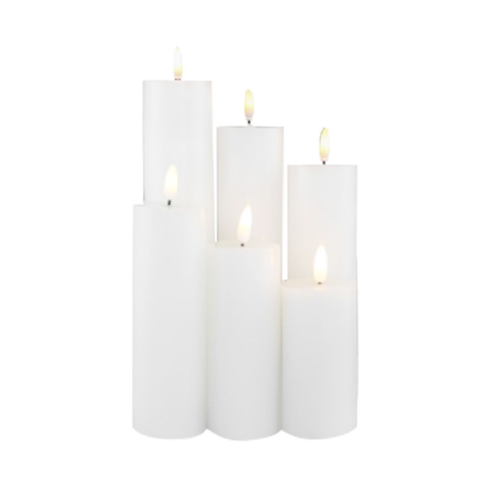 3D láng LED dekoratív gyertya
